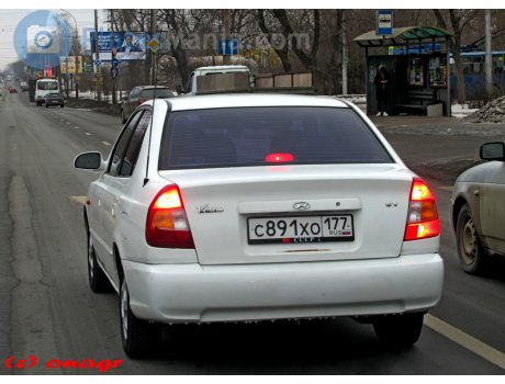 с891хо177, Hyundai Verna
