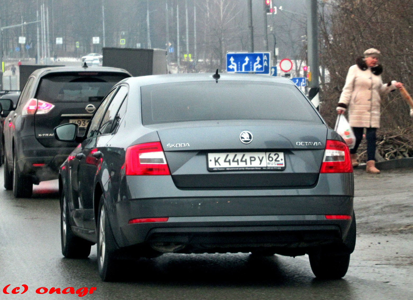 "к 444 ру 62" photos Skoda Octavia. Russia