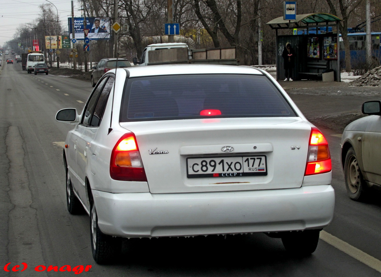 с 891 хо 177, Hyundai Verna 1st gen Sedan (LC), 1999–2003