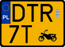 License plates of Poland, Oldtimers