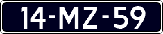 License plate of the Netherlands, Cars