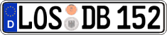 German license plate, Regular plates