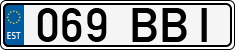 License plate of Estonia, Regular car plates