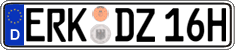German license plate, Plates for oldtimers (type 