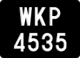 License plate of Malaysia, A(BC) 1(234)