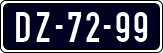 License plate of the Netherlands, Imported oldtimers (cars)