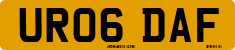 License plate of the United Kingdom, 2001 year system