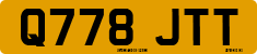 License plate of the United Kingdom, 1983 year system