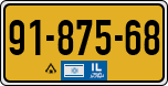 License plate of Israel, Regular plates