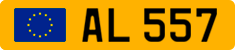 License plate of Luxembourg, 1978 year system
