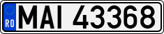 License plate of Romania, Ministry of Interior