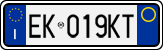 License plate of Italy, Cars (1994 year series)