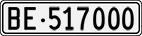 License plate of Switzerland, Cars