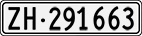 License plate of Switzerland, Cars