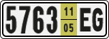 License plate of Armenia, Export transit plates