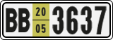 License plate of Armenia, Export transit plates