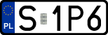 License plates of Poland, Regular car plates