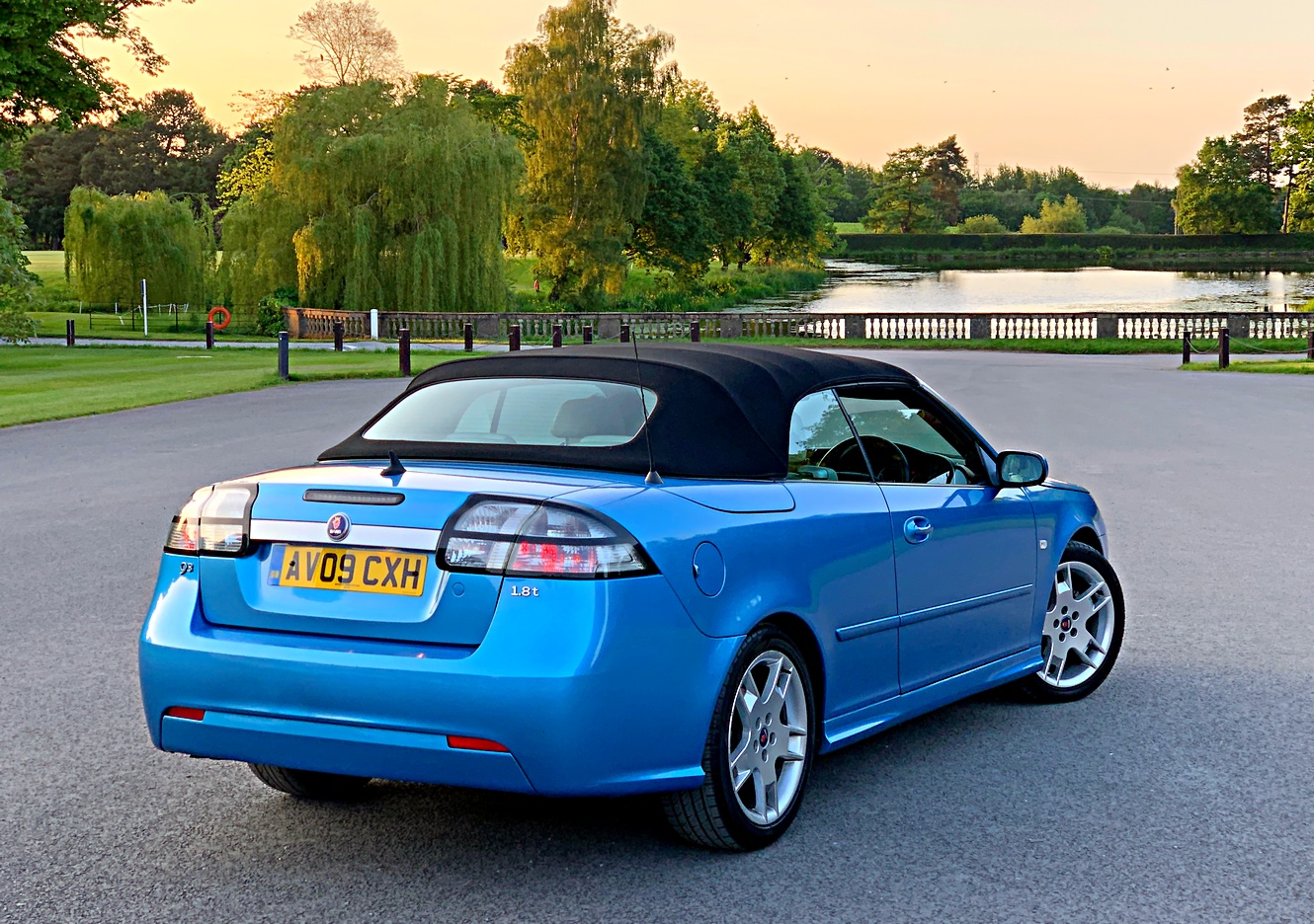 AV09CXH, SAAB 9-3 2nd gen Convertible (YS3F), facelift, 2007–2012