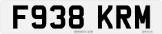 License plate of the United Kingdom, 1983 year system