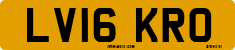 License plate of the United Kingdom, 2001 year system