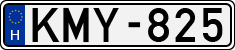 license plates of Hungary, Cars (1990)