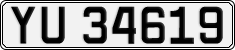 License plate of Norway, Cars