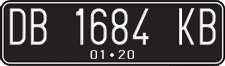License plate of Indonesia, Regular plates