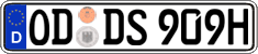 German license plate, Plates for oldtimers (type 
