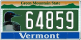 Vermont, Specialty plates (12345)