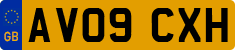 License plate of the United Kingdom, 2001 year system