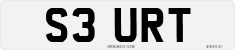 License plate of the United Kingdom, 1983 year system