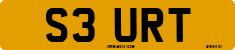 License plate of the United Kingdom, 1983 year system
