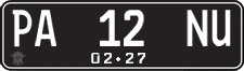 License plate of Indonesia, Regular plates
