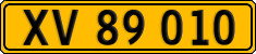 License plate of Denmark, Commercial vehicles