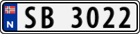 License plate of Norway, Trailers, motorcycles, special vehicles