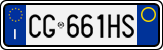 License plate of Italy, Cars (1994 year series)
