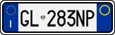 License plate of Italy, Cars (1994 year series)