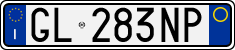 License plate of Italy, Cars (1994 year series)