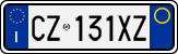 License plate of Italy, Cars (1994 year series)
