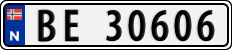 License plate of Norway, Cars