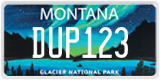 Montana, Specialty plates (ABC123)