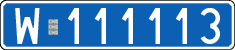 License plates of Poland, Diplomatic