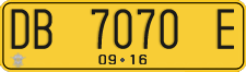 License plate of Indonesia, Commercial vehicles