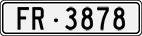 License plate of Switzerland, Cars