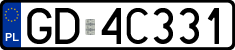 License plates of Poland, Regular car plates