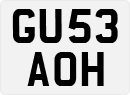 License plate of the United Kingdom, 2001 year system