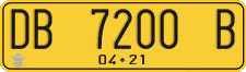 License plate of Indonesia, Commercial vehicles
