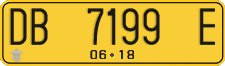 License plate of Indonesia, Commercial vehicles