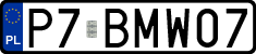 License plates of Poland, Vanity Plates