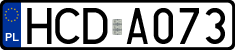 License plates of Poland, Authorities